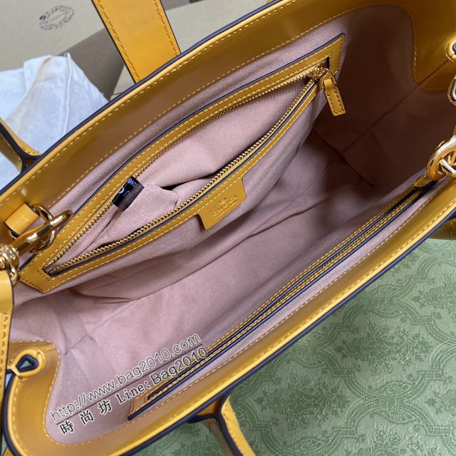 Gucci新款包包 古馳Jackie 1961系列中號托特包 Gucci新款手提肩背托特包 649016  ydg3059